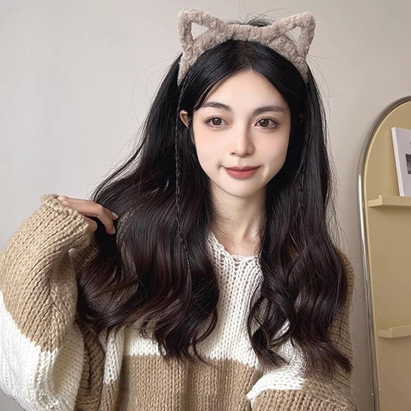 Pangboer Sweet Kitten Ears Headband For Photo Studio Halloween Party Props Color A - Image 4